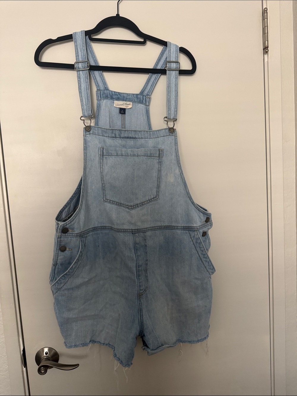 Universal Thread Light Blue Denim Short Overalls - Women’s